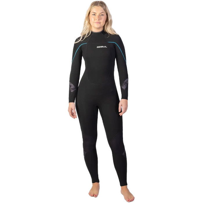 2024 Gul Womens Response 5/3mm GBS Back Zip Wetsuit RE1229-C1 - Black